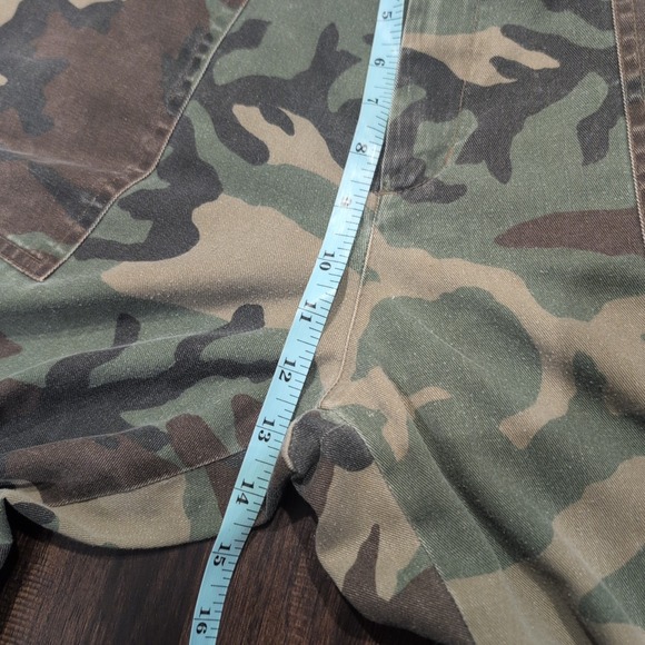 Vintage Camouflage Cargo Pants Mens 36x31 Distressed Military Work Adjustable - Picture 10 of 12